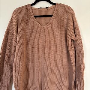 Jenni Kayne V-Neck Sweater - Tan